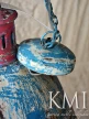 meble drewniane | loftowa lampa M-4209 blue vintage style