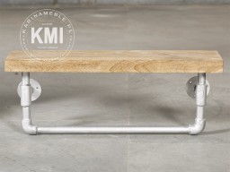 loftowa półka Pipeline mango metal