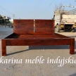karina meble indyjskie - kolonialny łóżko