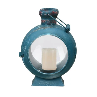 dekoracje boho metalowy lampion loftowy MOHITO mniejszy