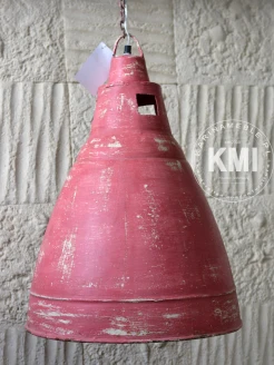 oświetlenie vintage |  industrialna lampa Loft Colors M-4210 czerwona