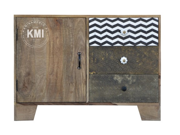 meble industrialne | loftowa komoda Trio