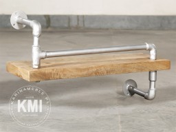loftowa półka "Pipeline Up" mango metal