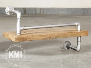loftowa półka "Pipeline Up" mango metal