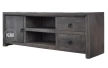 meble drewniane | szara szafka rtv Smoke Grey