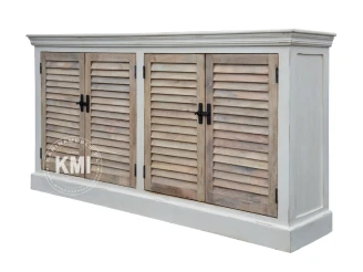 meble stylowe | żaluzjowa komoda vintage