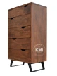 meble do salonu | komoda Organic Loft light walnut
