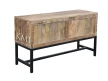 meble w stylu loft | konsola z litego drewna mango H-501