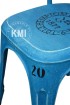 meble vintage | metalowe krzesło Tolix Blue