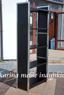 karina meble indyjskie - kolonialna biblioteczka