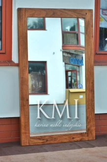 karina meble indyjskie - kolonialne lustro drewniane