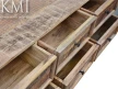 meble bielone | konsola z litego drewna mango H-501