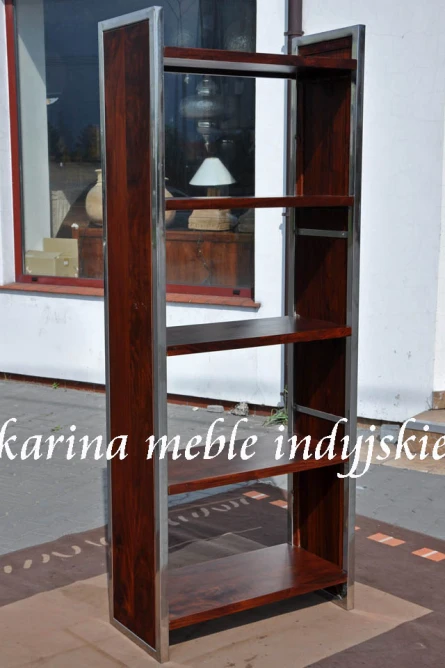 karina meble indyjskie - kolonialna biblioteczka