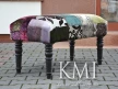 meble indyjskie | ławka patchwork LD-229