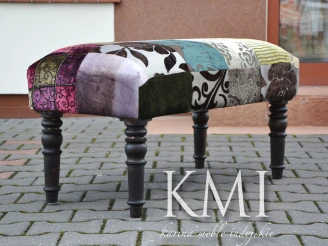meble indyjskie | ławka patchwork LD-229