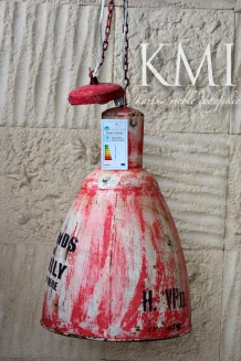 industrialna lampa  Loft Colors czerwona