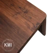 meble nowoczesne | kwadratowy stolik kawowy lite drewno akacja brown