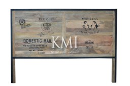 zagłówek drewniany loftowy  Merlot