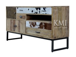 meble loftowe komoda drewnian rtv WESTPORT