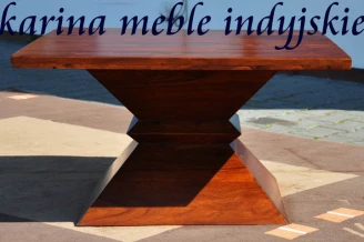 karina meble indyjskie - kolonialny stolik kawowy