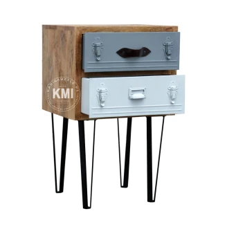 meble designerskie | szafka drewno metal Suitcases