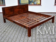 karina meble indyjskie - kolonialny łóżko z litego drewna palisander