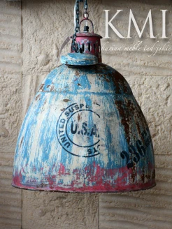 Klosz lampy Loft Colors niebieski – matowe wykończenie