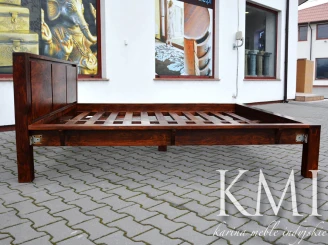 karina meble indyjskie - kolonialny łóżko z litego drewna palisander