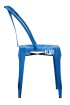 meble designerskie | metalowa krzesło Revers niebieskie 