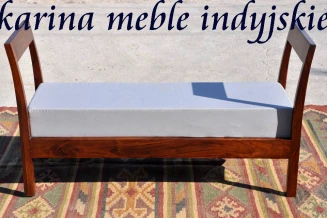 Ławka Sunshine LD-513 z palisandru indyjskiego – ciemny miodowy