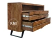 meble z litego drewna | komoda Nature Line akacja light walnut
