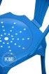 meble do jadalni | metalowa krzesło Revers niebieskie 