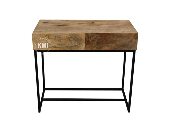 meble w stylu loft | małe biurko, toaletka Mango drewno metal