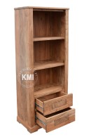 meble kolonialne jasne | biblioteczka Frozen akacja natural