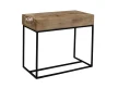małe biurko, toaletka Mango drewno metal loft