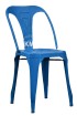 meble industrialne | metalowa krzesło Revers niebieskie 