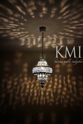 biała lampa orientalna MARRAKESH marokańska indyjska