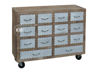 meble z drewna mango | szufladnik Placa loft 