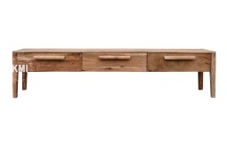 drewniana szafka rtv Snug  200 cm naturalny kolor