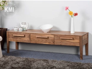 meble drewniane szafka rtv  Snug  160 cm naturalny kolor