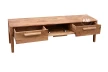 meble drewniane | szafka rtv na nóżkach SNUG naturalna 160 cm