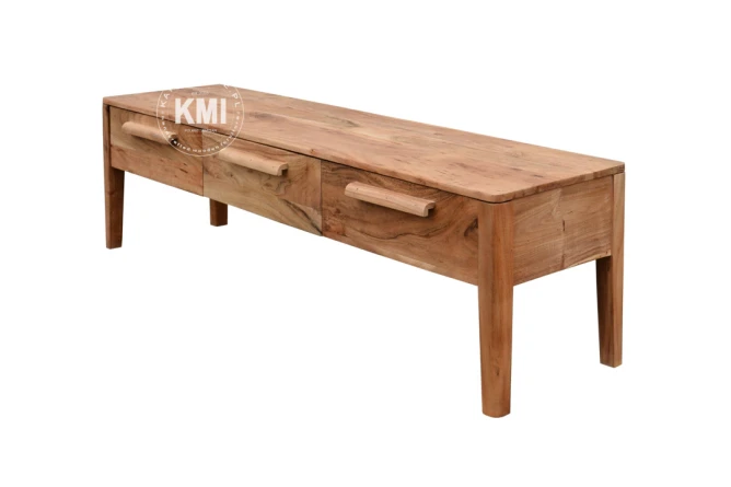 meble do salonu | szafka rtv na nóżkach SNUG naturalna 160 cm