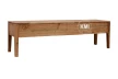 Rustykalna szafka RTV z naturalnego drewna Snug