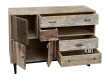 meble designerskie | loftowa komoda na metalowych nogach 