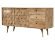 meble loftowe | komoda z drewna mango Honeycomb