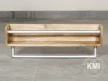 meble industrialne | loftowa półka z wieszakiem mango metal