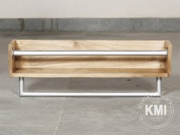 loftowa półka z wieszakiem mango metal