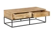 meble drewniane | stolik kawowy z szufladami Mango LD5123