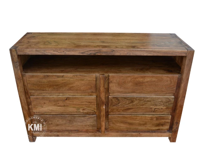 meble designerskie | komoda Ocean akacja light walnut