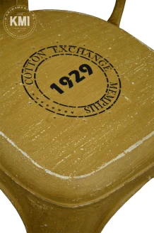 meble industrialne do jadalni metalowe krzesło Tolix Yellow